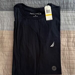 Nautica Men's Dark Blue Short Sleeve Tee